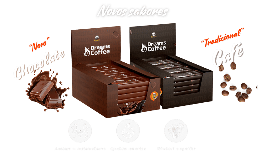 o novo café termogênico Dreams Coffee