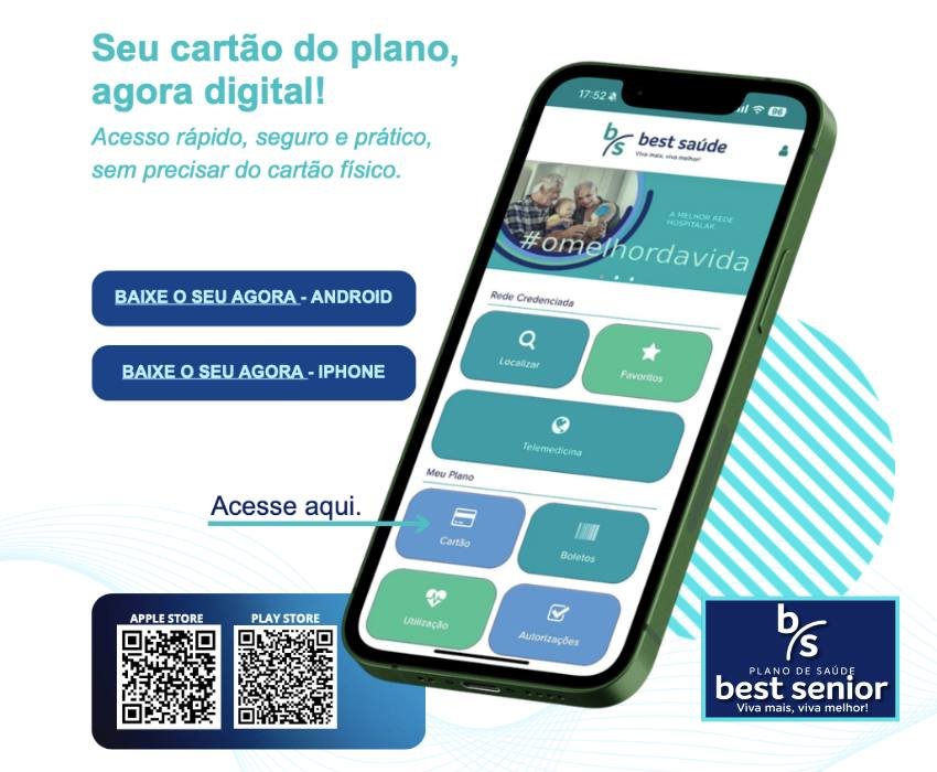 Aplicativo de telemedicina exclusivo do plano de saúde best senior df